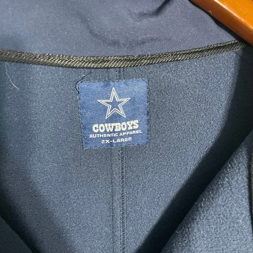 Dallas‎ Cowboys Authentic Apparel Men's Full Zip Jacket NFL - Size 2XL